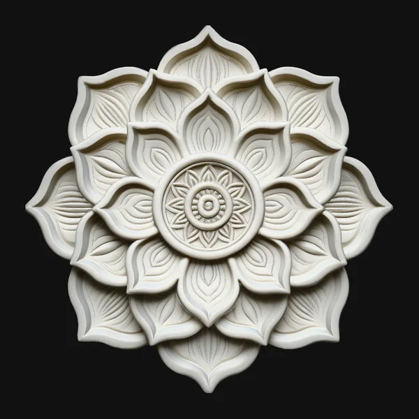 Mandala Lotus Flower Pendant Design 6