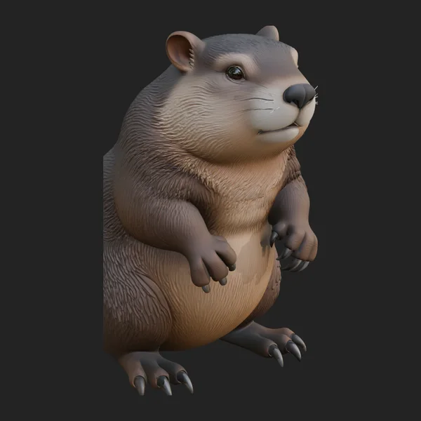 Marmot Statue Design 1