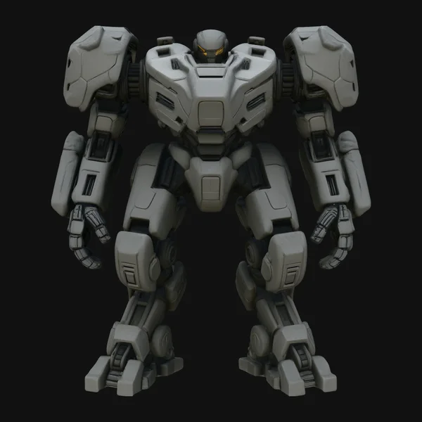 Mecha Battle Robot Statue Design 3