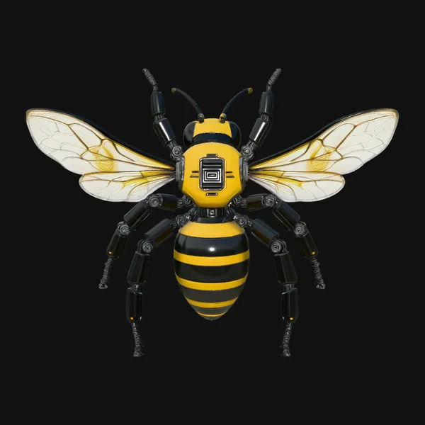 Mechanical Wasp Statue Design 1