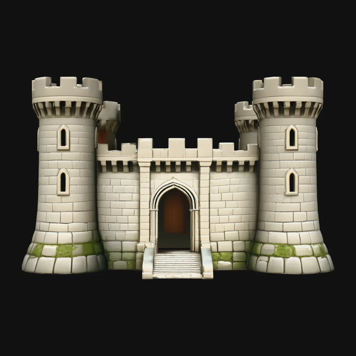 Medieval Castle Gate Model Design 7