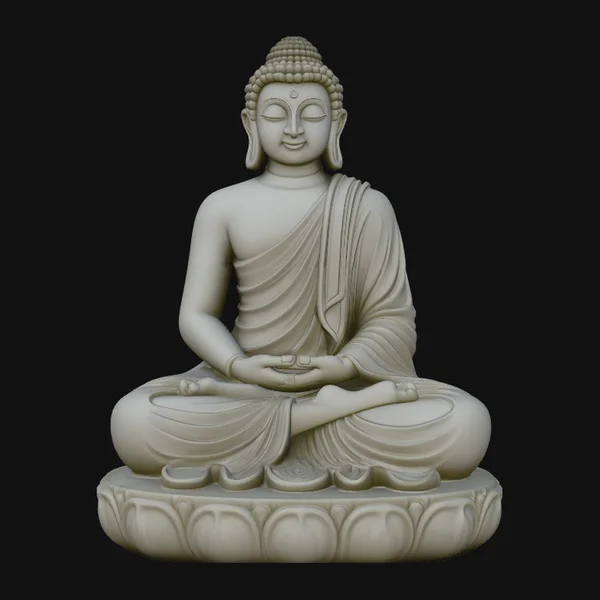 Meditating Buddha Statue Design 1