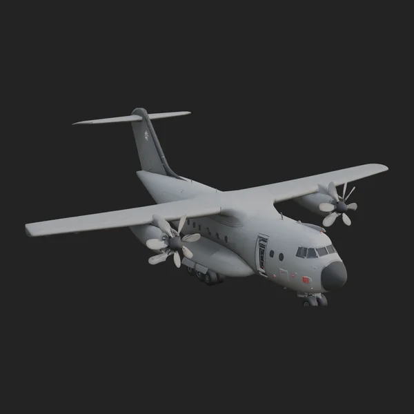 Military Cargo Plane Model Design 12