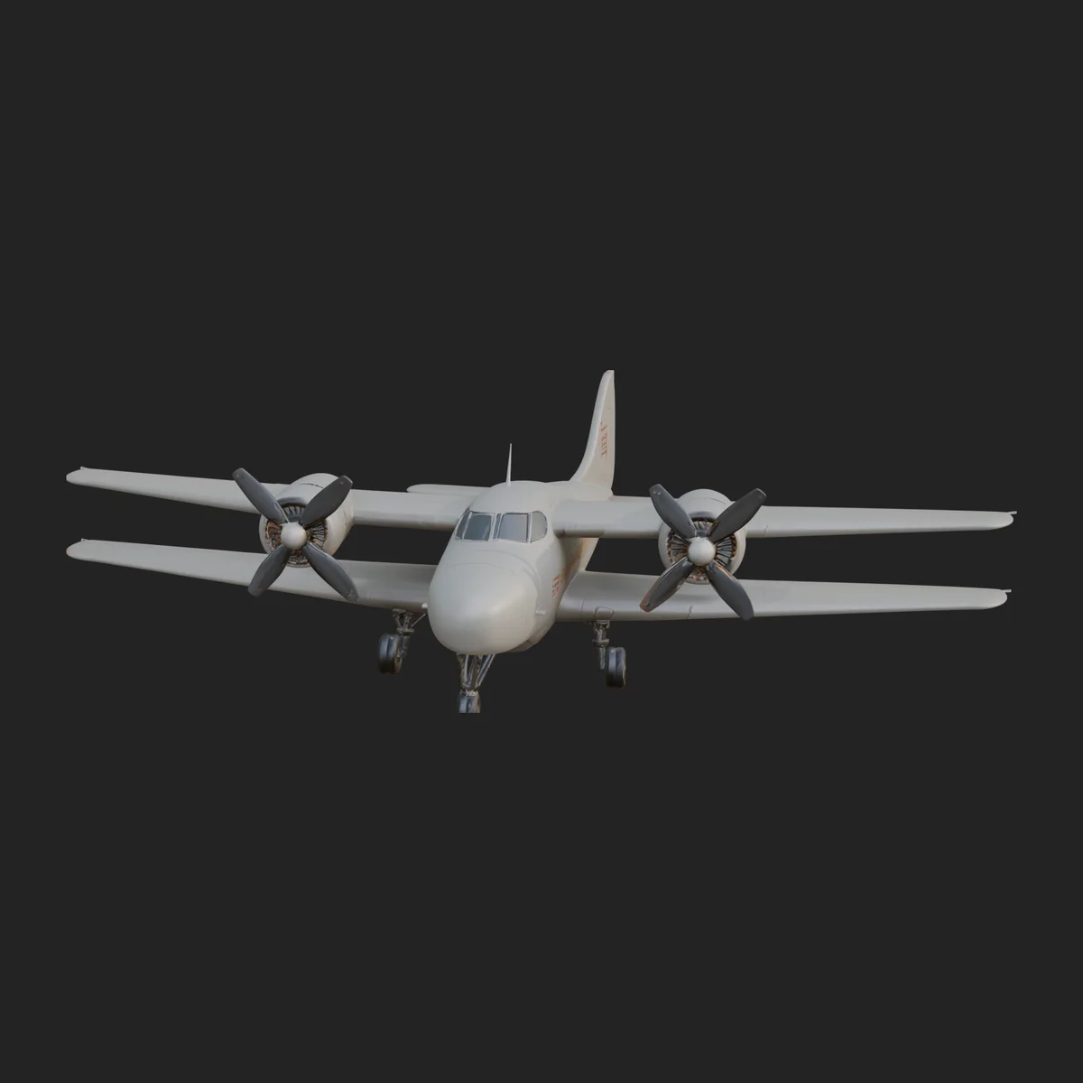 Military Cargo Plane Model Design 16
