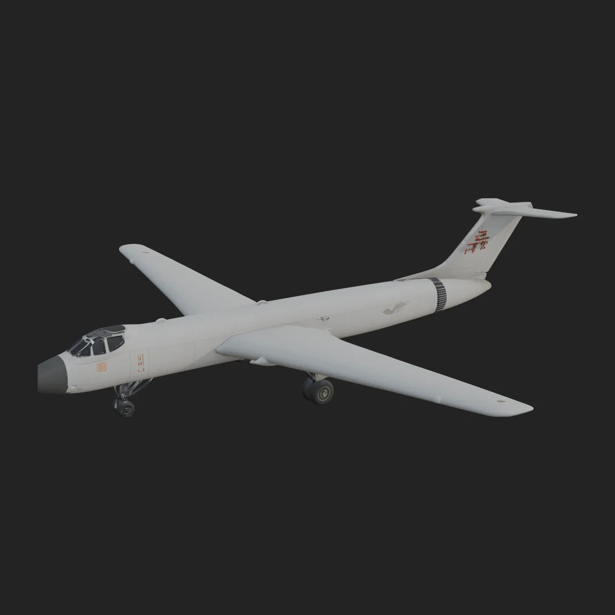 Military Cargo Plane Model Design 17