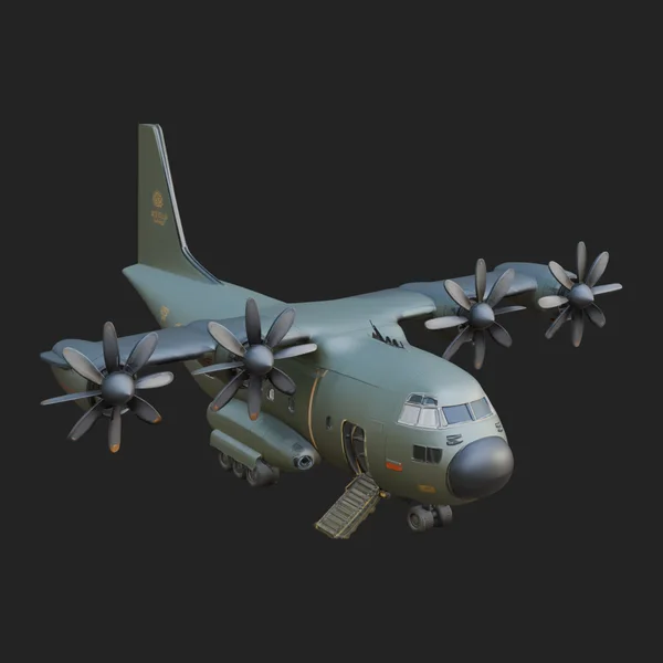 Military Cargo Plane Model Design 19