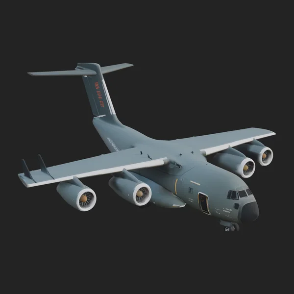 Military Cargo Plane Model Design 26