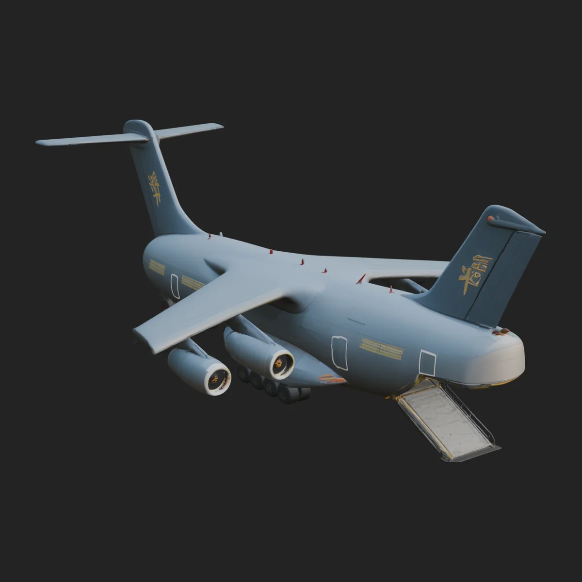 Military Cargo Plane Model Design 27