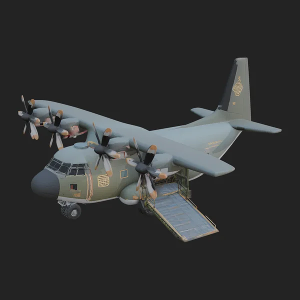 Military Cargo Plane Model Design 28