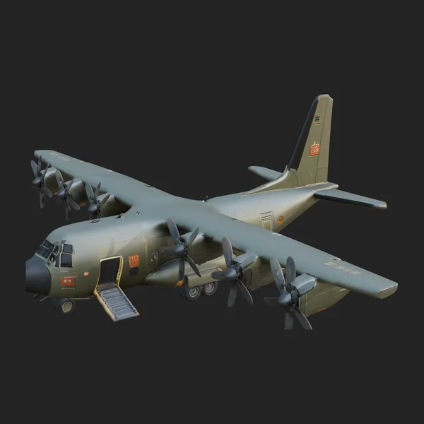 Military Cargo Plane Model Design 3