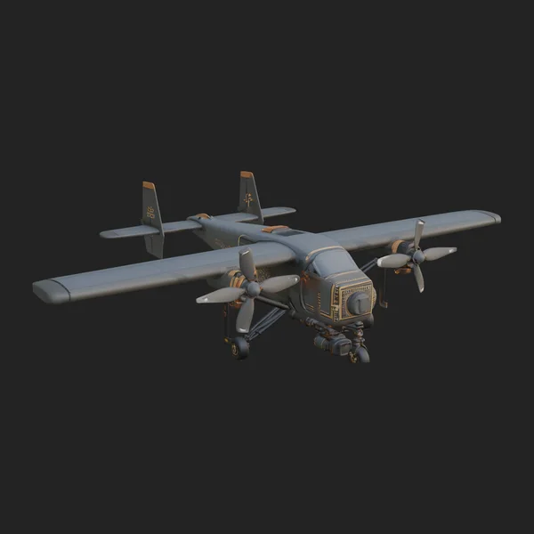 Military Cargo Plane Model Design 34