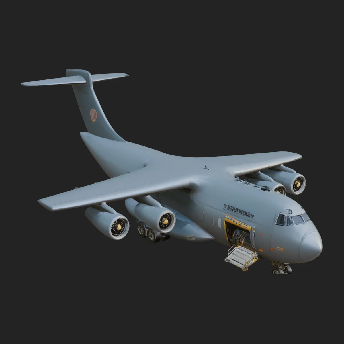 Military Cargo Plane Model Design 4