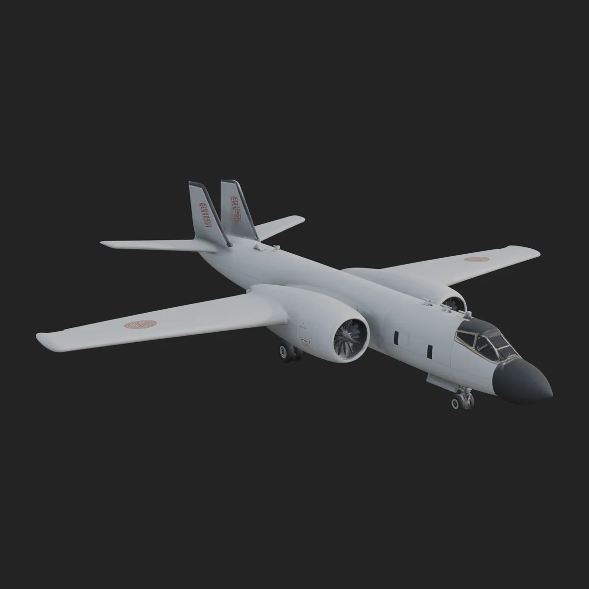 Military Cargo Plane Model Design 5