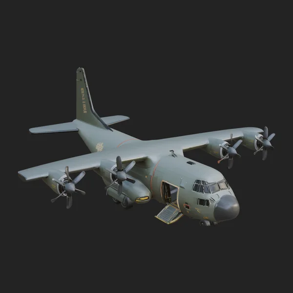 Military Cargo Plane Model Design 7