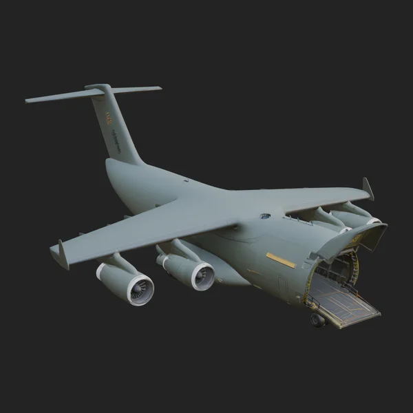 Military Cargo Plane Model Design 8