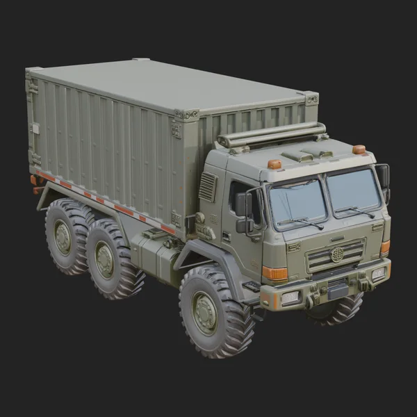 Military Cargo Truck Model Design 1