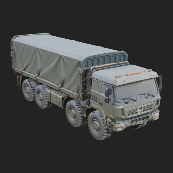 Military Cargo Truck Model Design 14