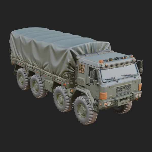 Military Cargo Truck Model Design 2