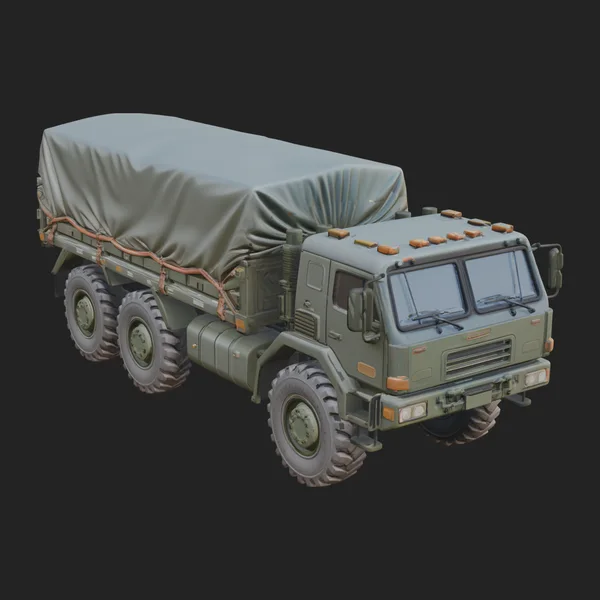 Military Cargo Truck Model Design 9