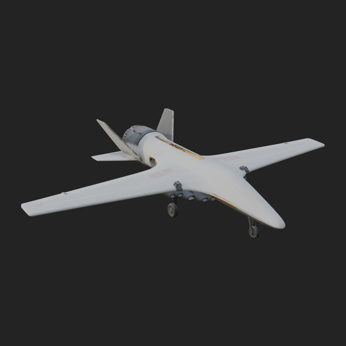 Military Drone Aircraft Model Design 1