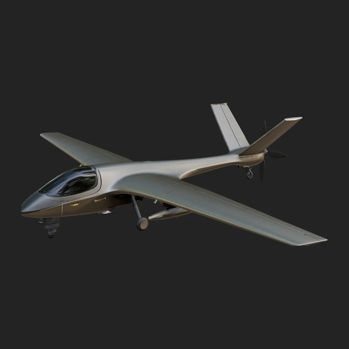 Military Drone Aircraft Model Design 12