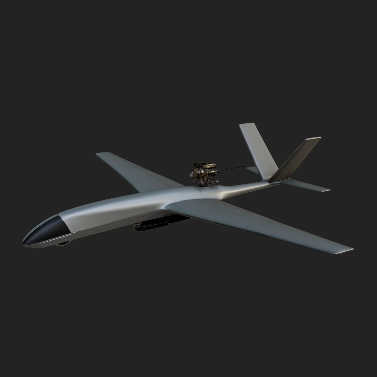 Military Drone Aircraft Model Design 17