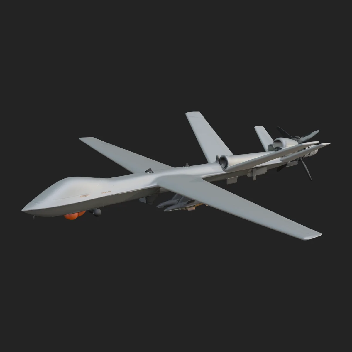 Military Drone Aircraft Model Design 18