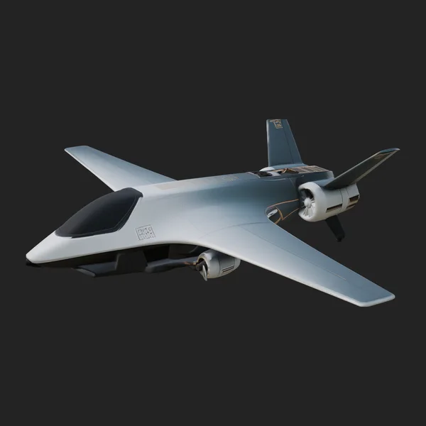 Military Drone Aircraft Model Design 23