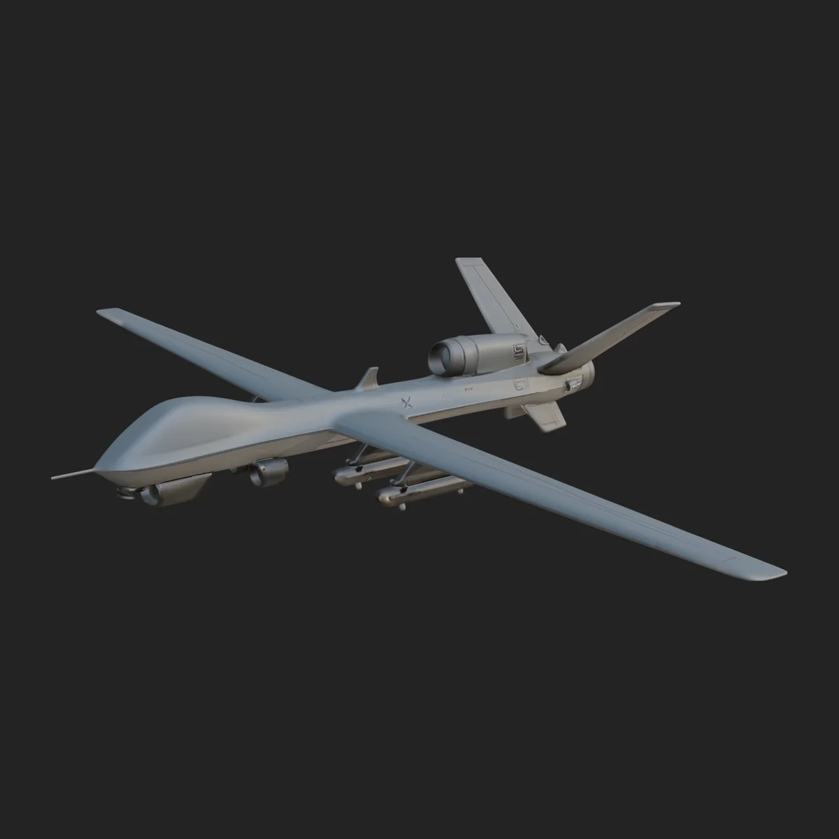 Military Drone Aircraft Model Design 6