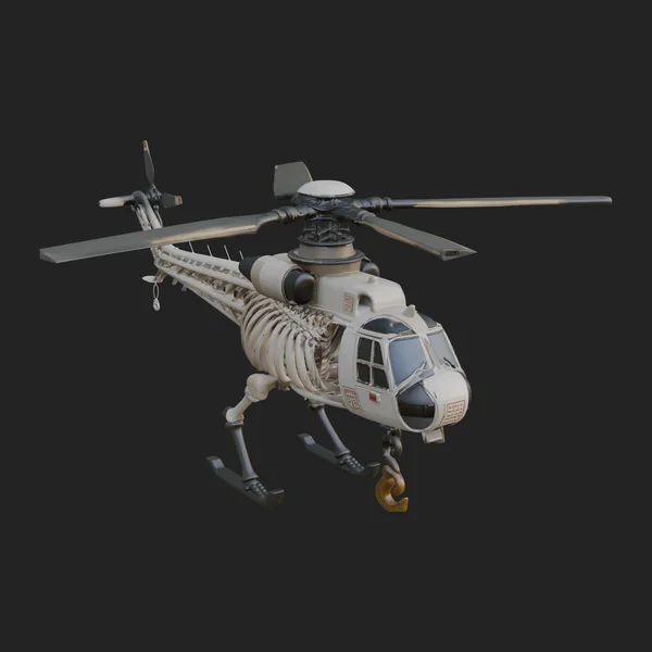 Military Helicopter Model Design 16