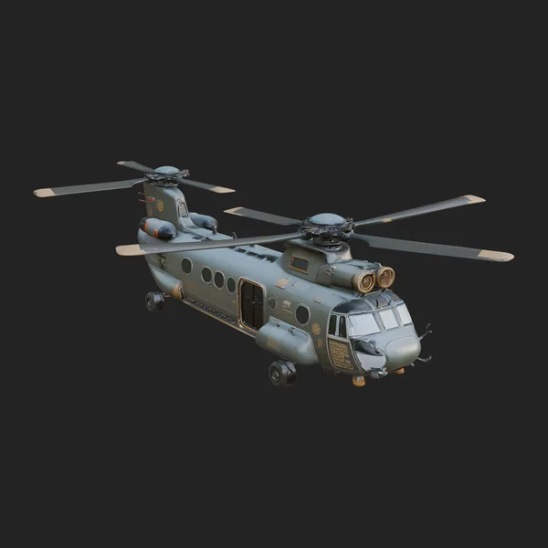 Military Helicopter Model Design 19