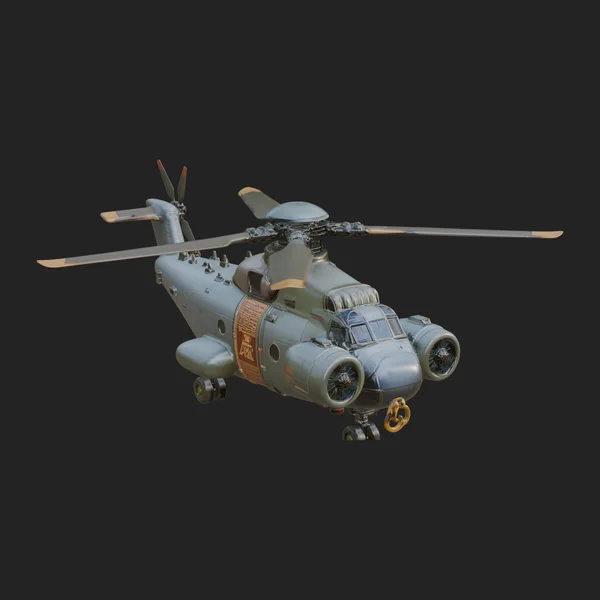 Military Helicopter Model Design 2