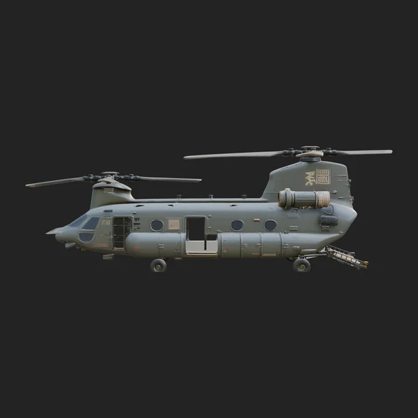 Military Helicopter Model Design 21