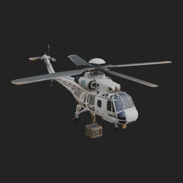 Military Helicopter Model Design 23