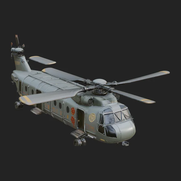 Military Helicopter Model Design 5