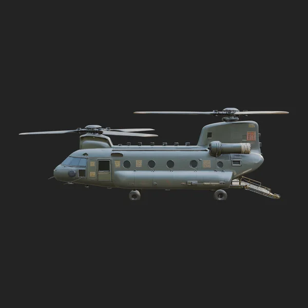 Military Helicopter Model Design 6