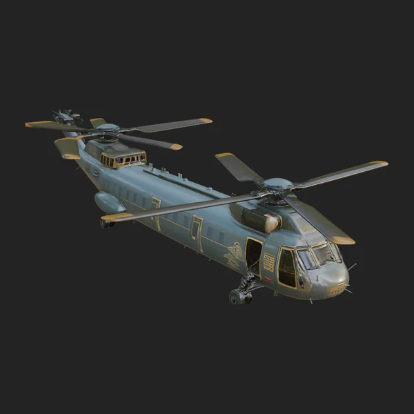 Military Helicopter Model Design 7
