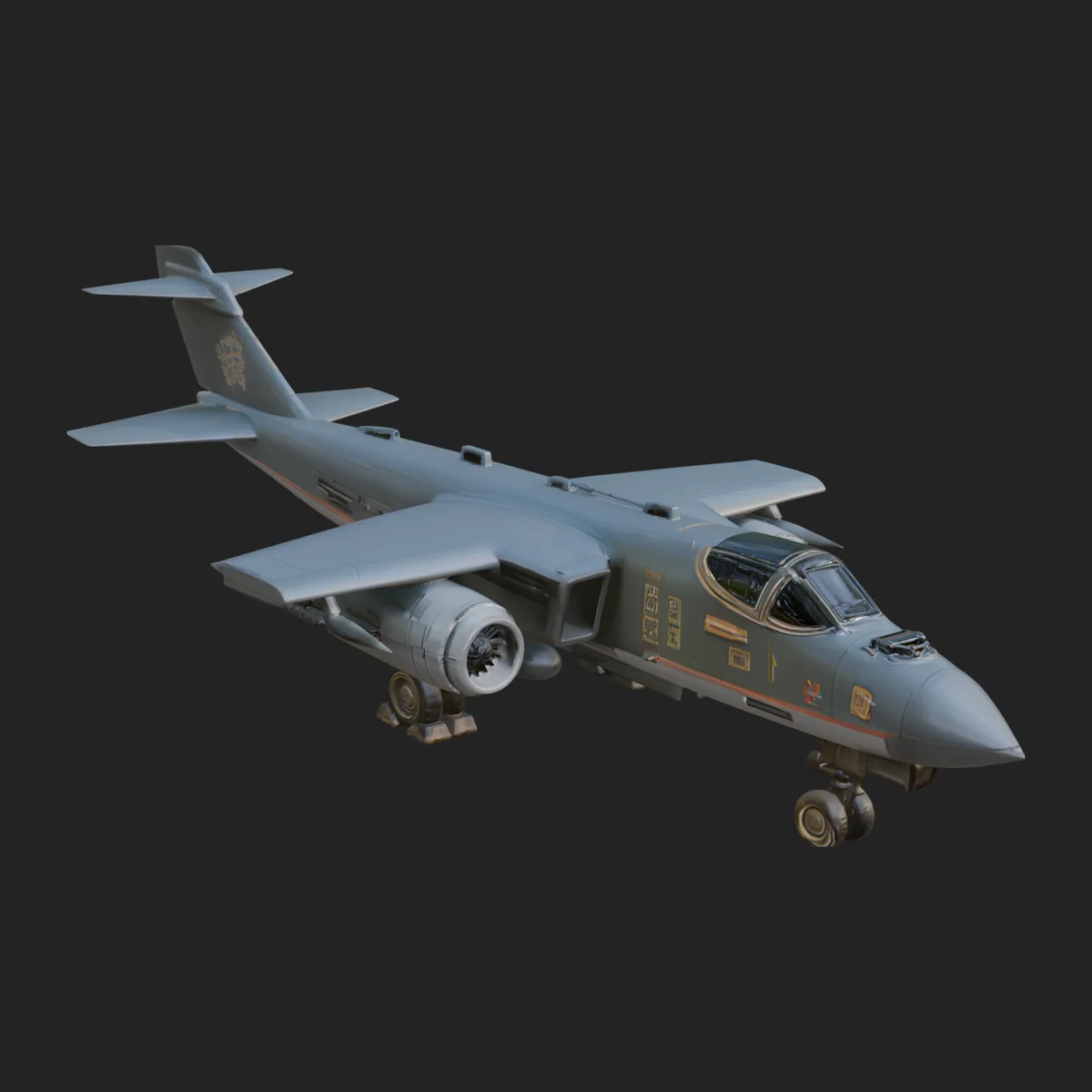 Military Jet Fighter Model Design 19