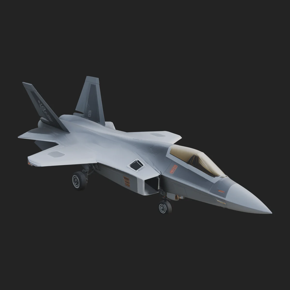 Military Jet Fighter Model Design 23
