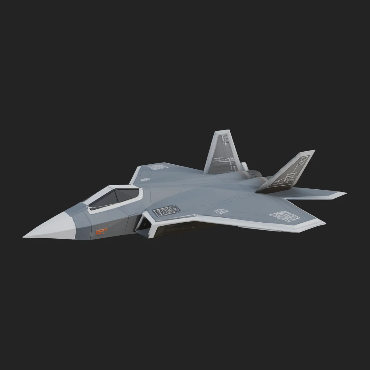 Military Jet Fighter Model Design 24