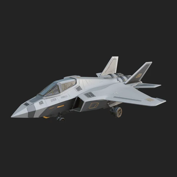 Military Jet Fighter Model Design 3