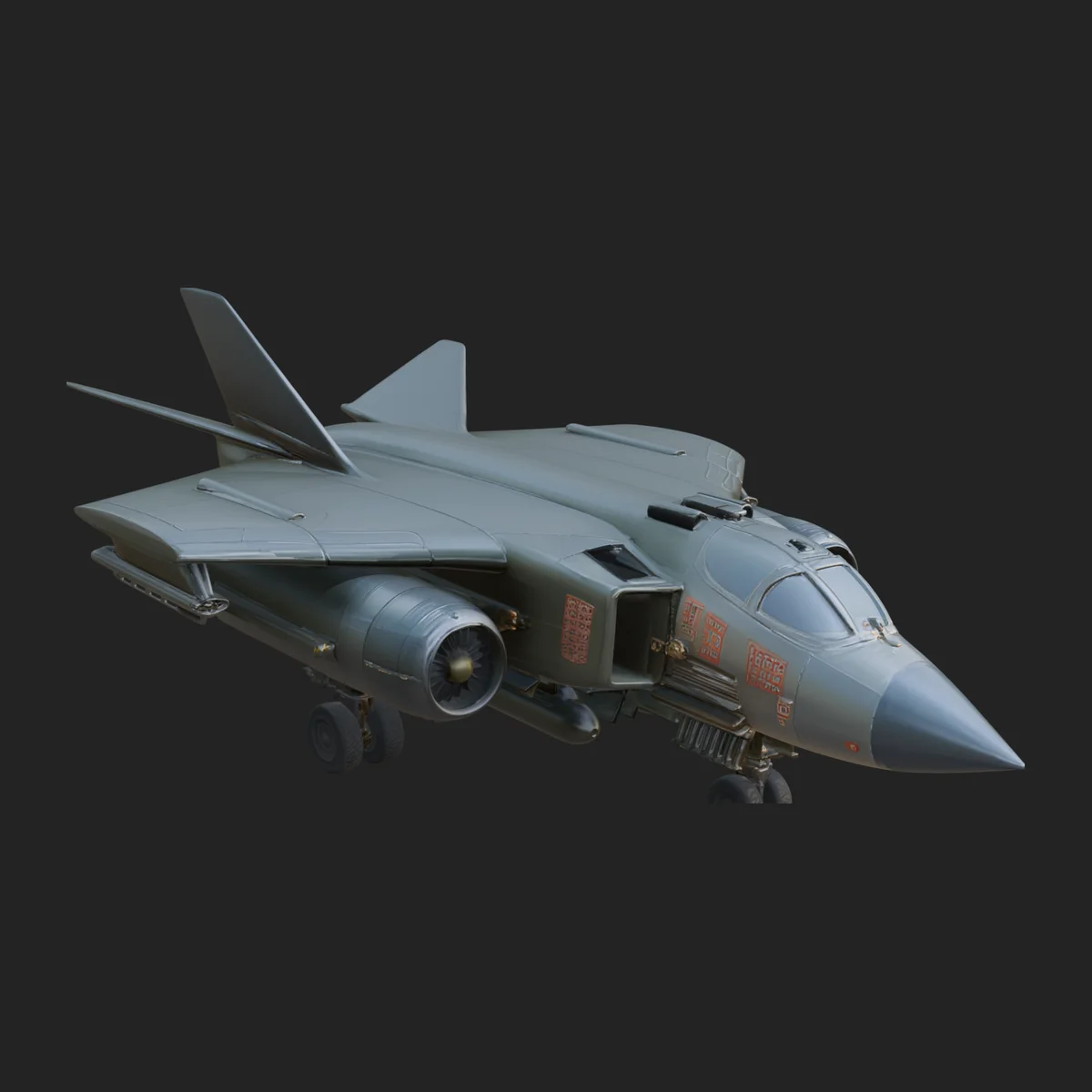 Military Jet Fighter Model Design 36