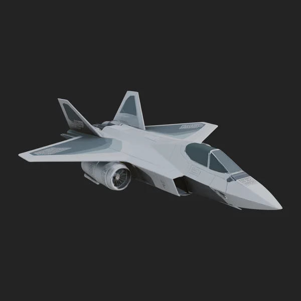Military Jet Fighter Model Design 4