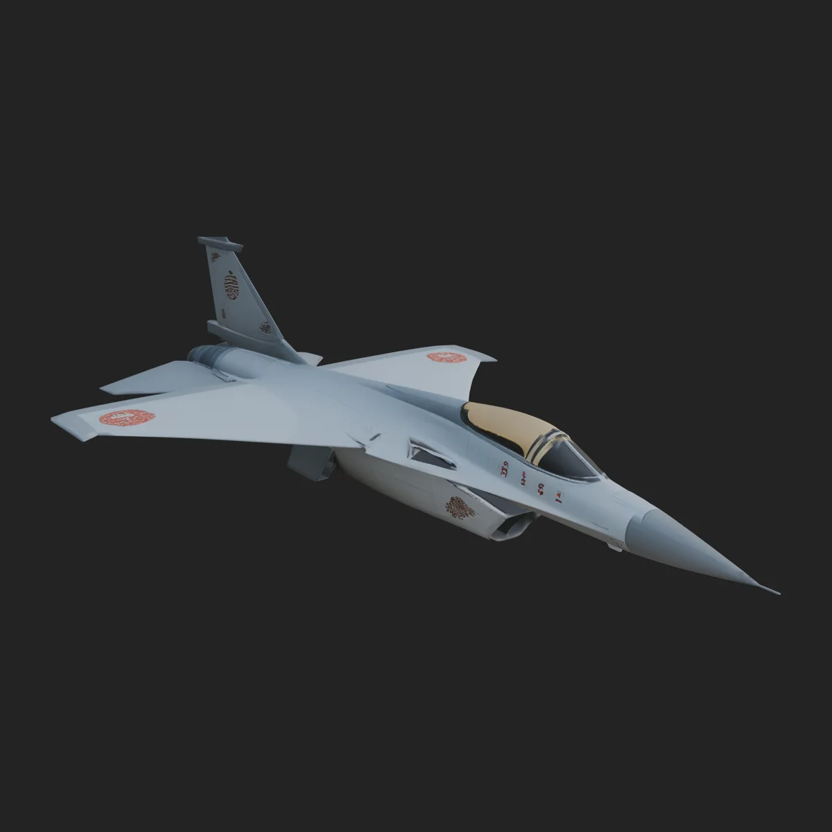 Military Jet Fighter Model Design 43