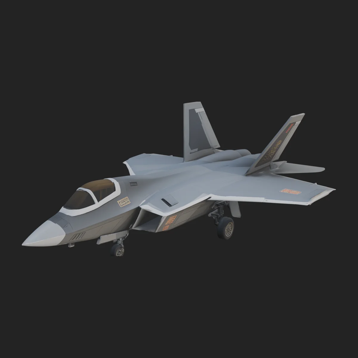 Military Jet Fighter Model Design 49