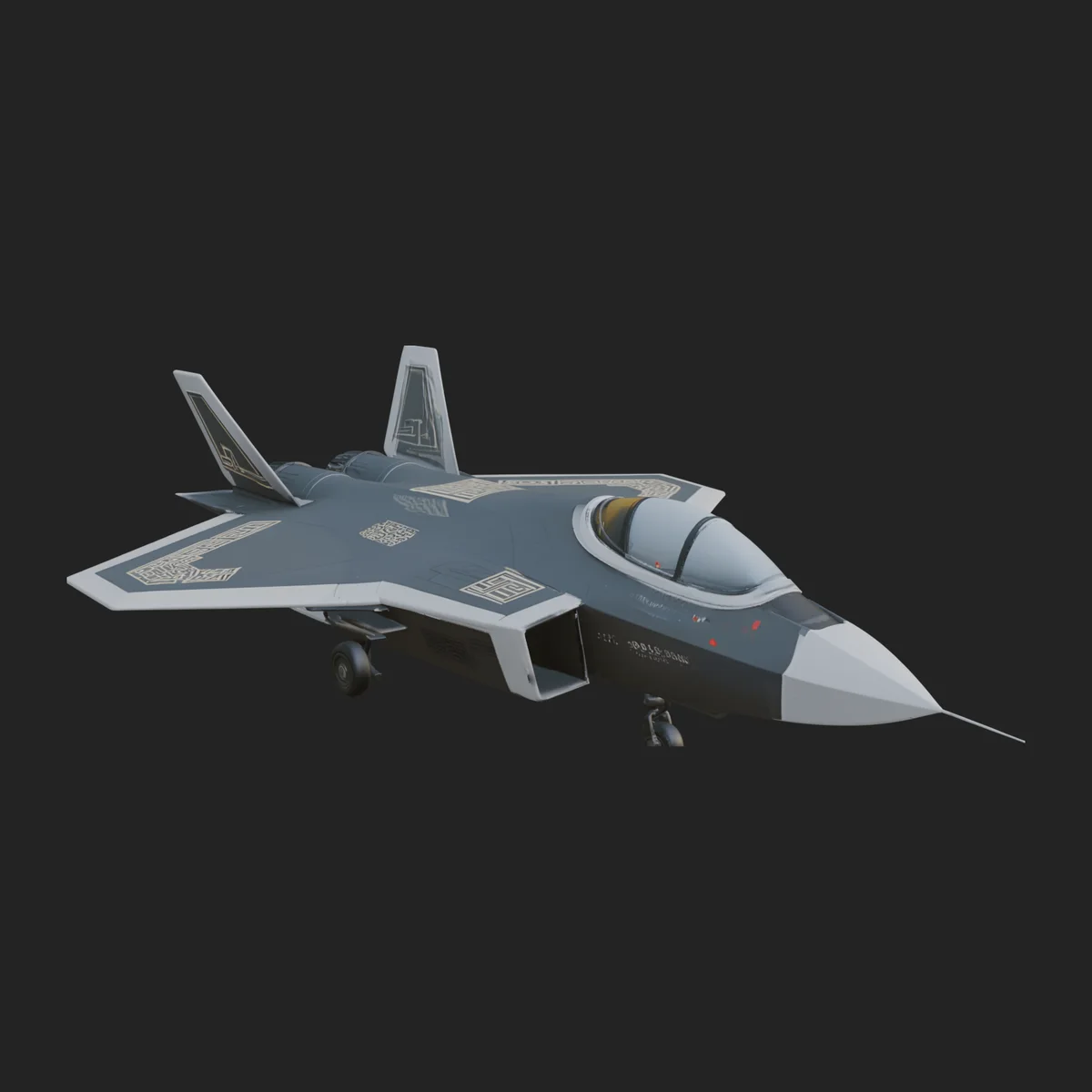 Military Jet Fighter Model Design 59