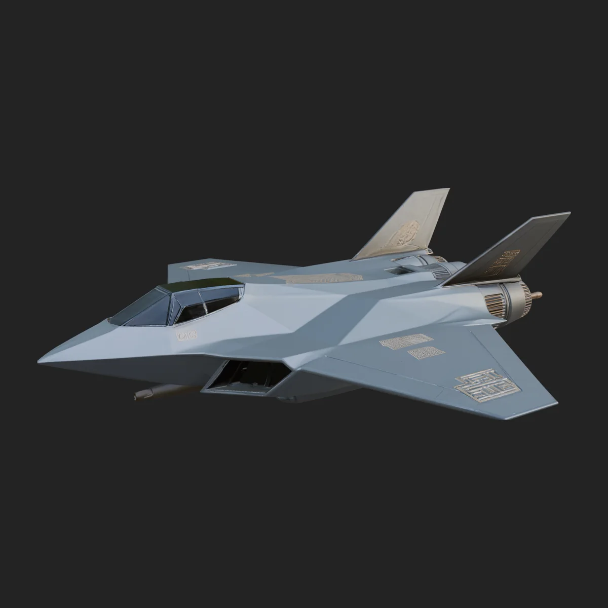 Military Jet Fighter Model Design 70
