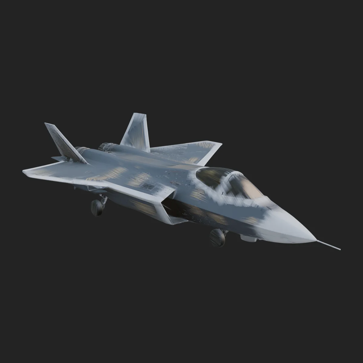 Military Jet Fighter Model Design 71