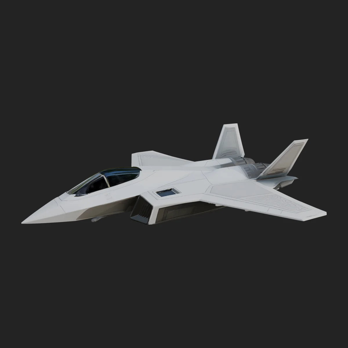 Military Jet Fighter Model Design 9