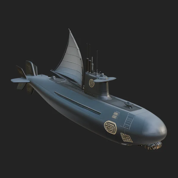 Military Submarine Model Design 1